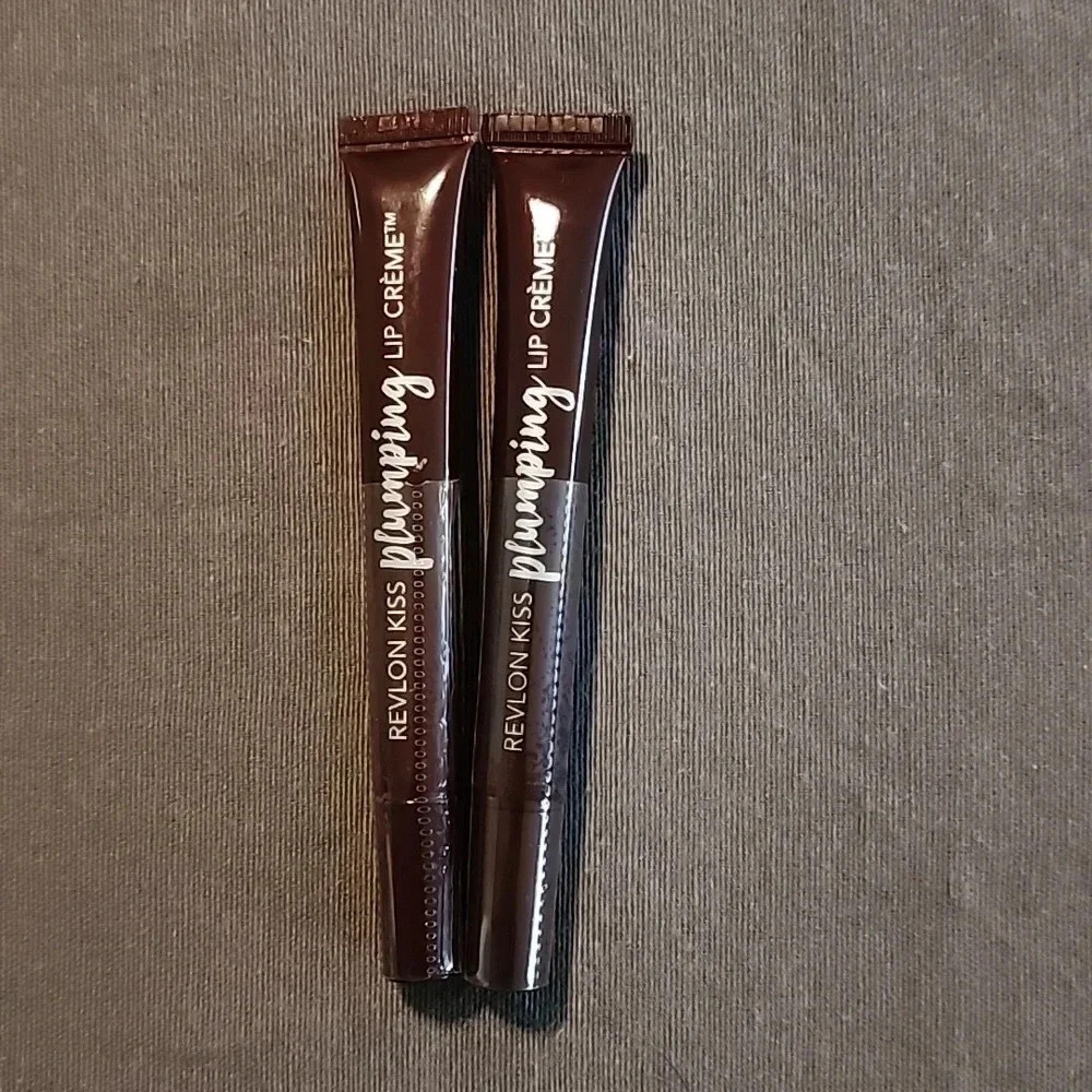(2) Revlon Kiss Plumping Lip Creme-545 Rich Bordeaux
